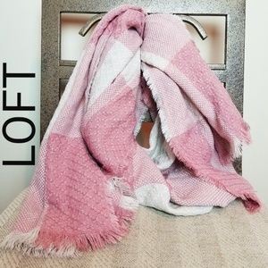 LOFT Pink Scarf